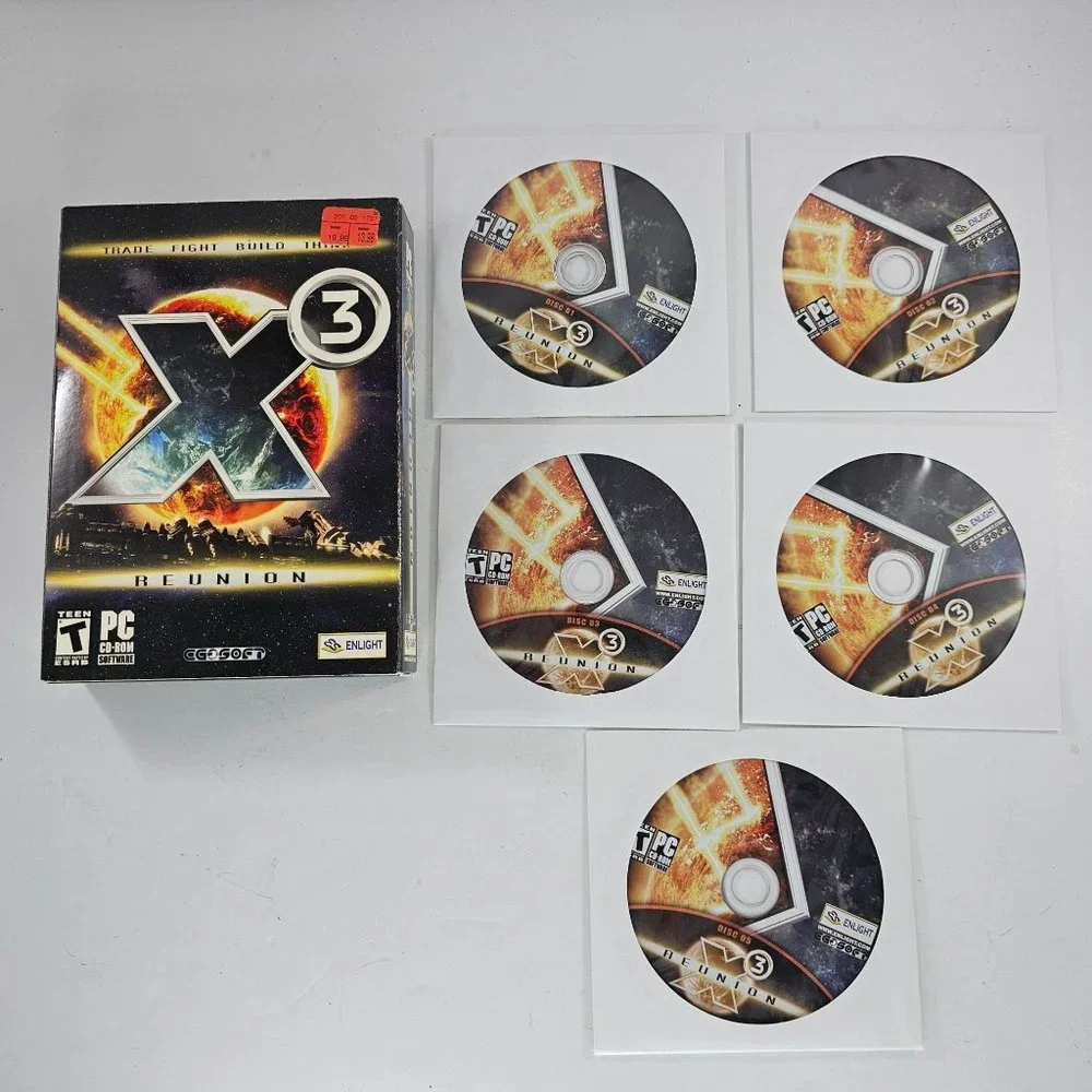 X2: The Threat X3 Reunion CD-ROM PC Lot 2003 2005 Missing 1 Disc